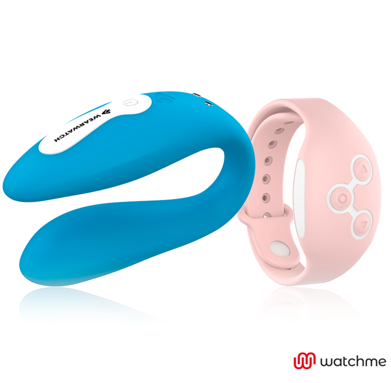 Vibromasseur couple WearWatch Dual indigo rose - WearWatch - WEARWATCH